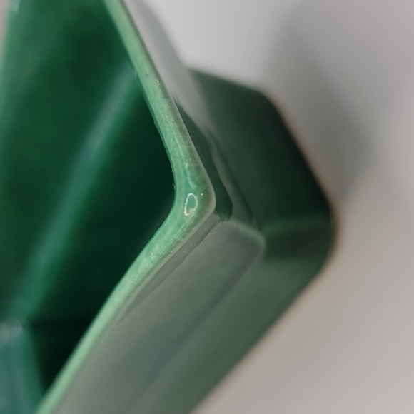 Vintage California Originals Whittfred 24-L Rectangular Green Planter - Picture 13 of 13